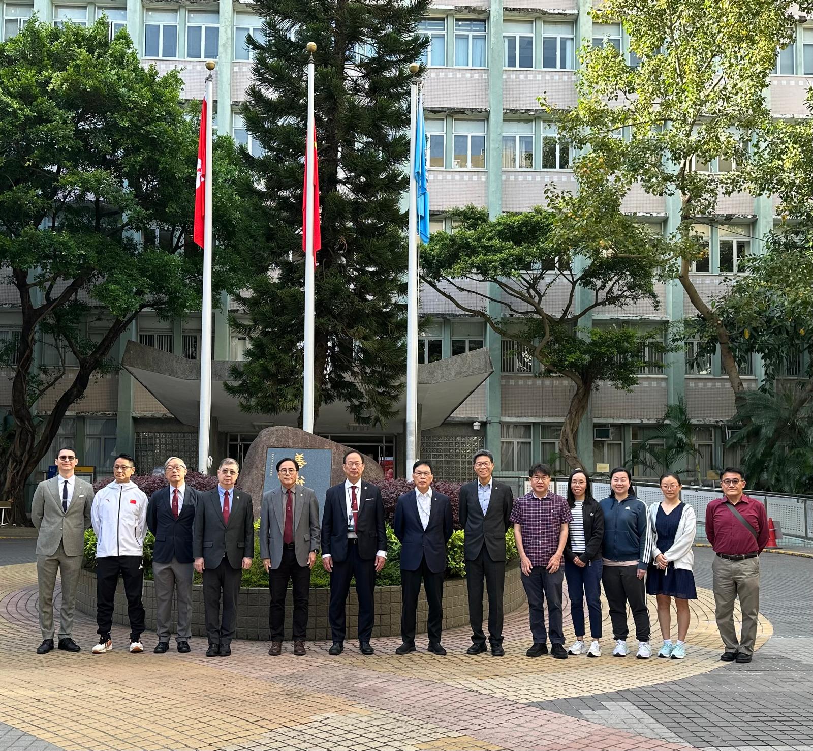 Faculty of Arts and Social Sciences Participated in HKBU Flag-raising Ceremony on 20 January 2025