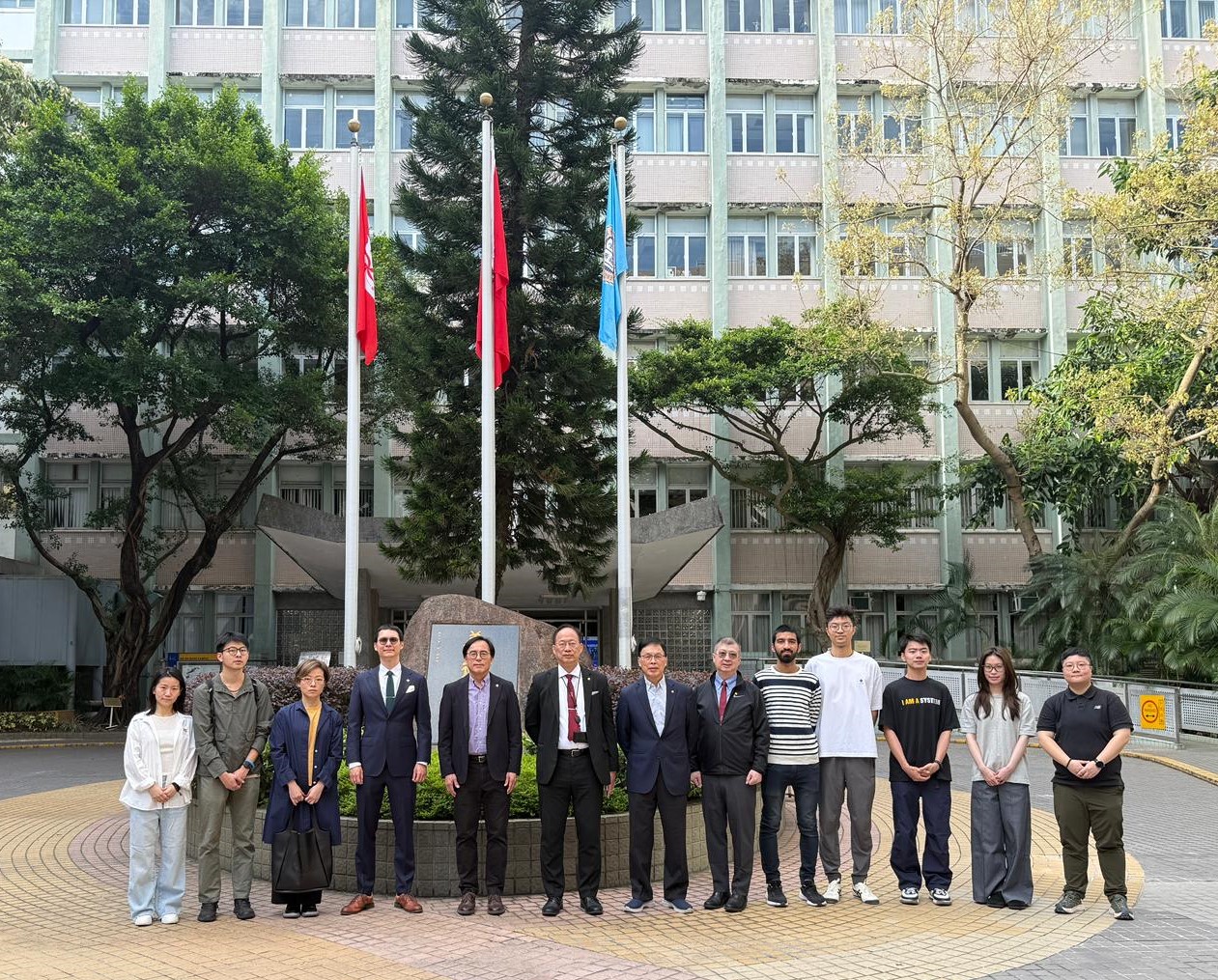 Faculty of Arts and Social Sciences Participated in HKBU Flag-raising Ceremony on 12 May 2025